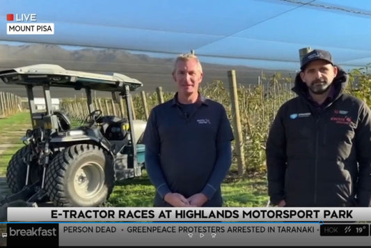 TVNZ Breakfast: A Tractor Hot Lap to Remember