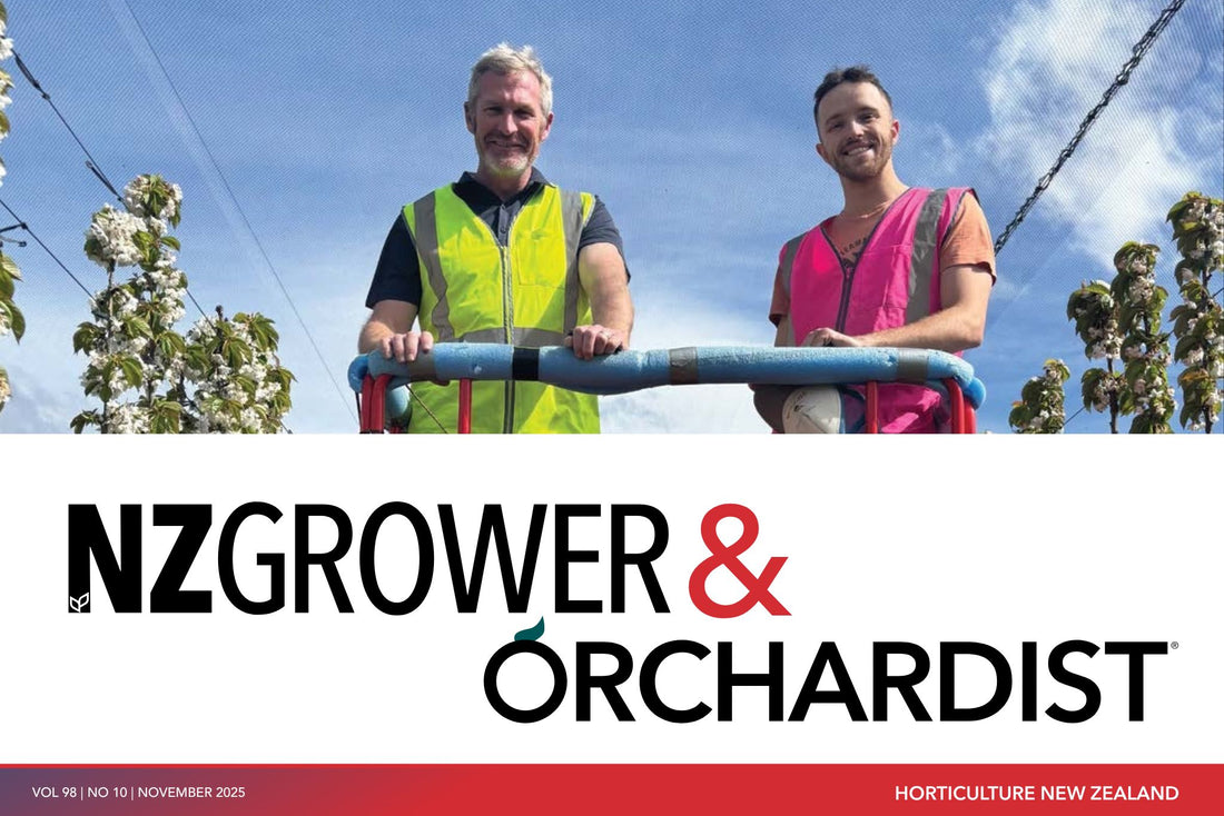 Featured in NZGrower & Orchardist: Leading the Positive Charge