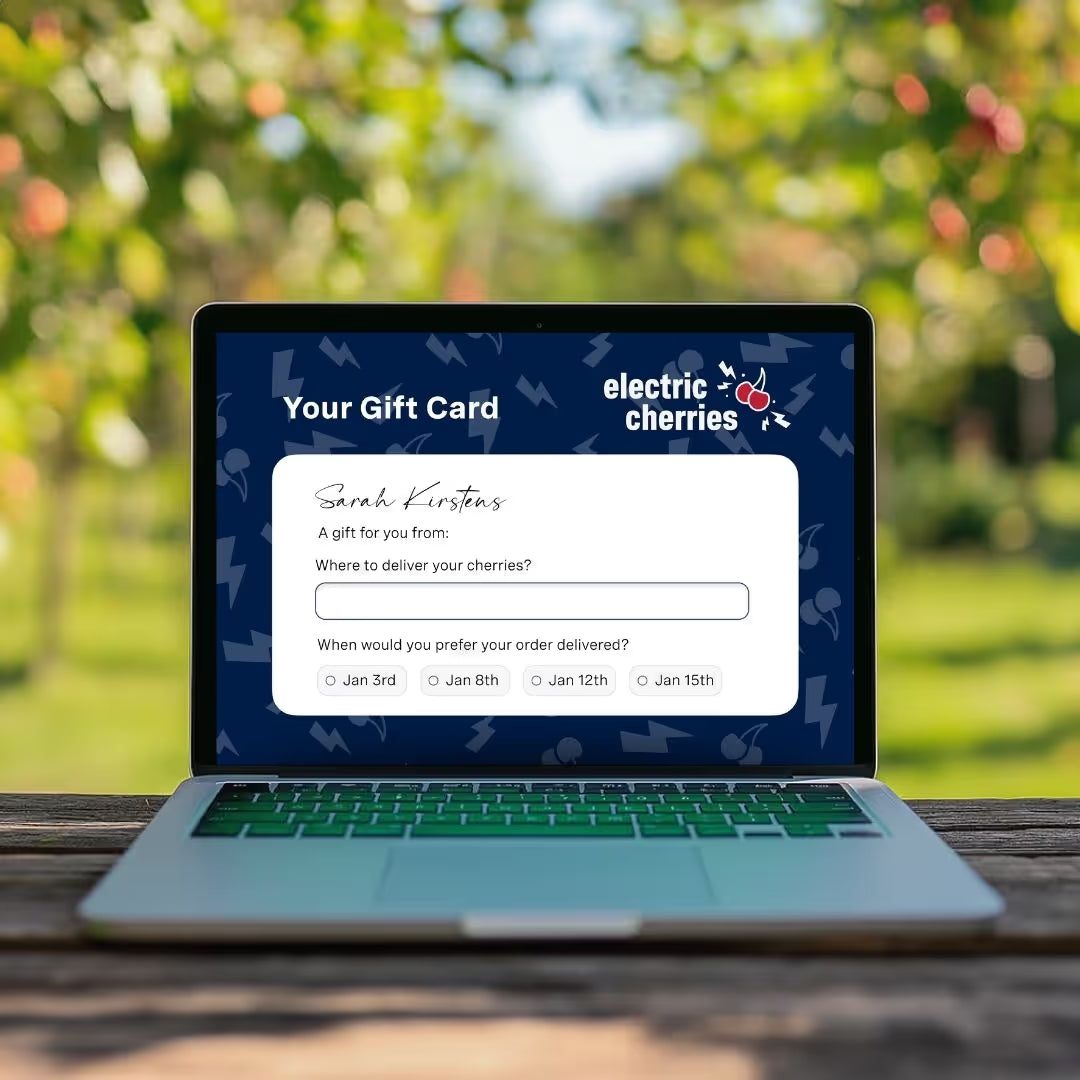 YOUR RECIPIENT REDEEMS THEIR GIFT CARD IN SEASON