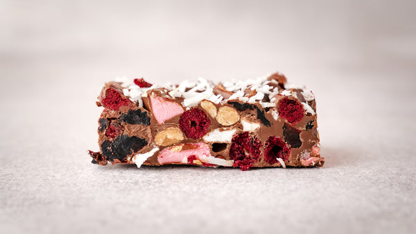 Cherry Rocky Road Slice